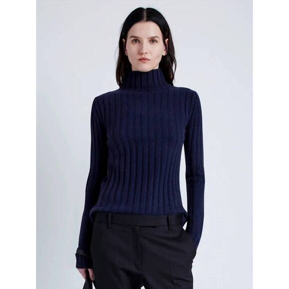 Proenza Schouler Haven Turtleneck Sweater in Navy S - Picture 1 of 6